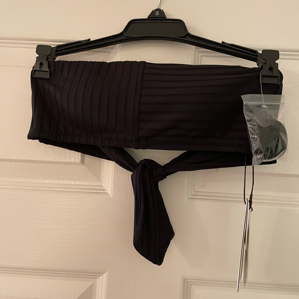 NWT - Sanctuary Ribbed Bandeau Bikini Top – Size Small